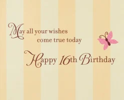 Sweet 16 Cupcakes Birthday Greeting Card