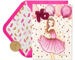 Sweet 16 Dress Birthday Greeting Card- Designed by Bella Pilar