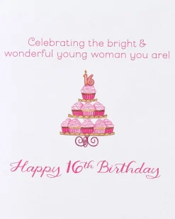 Sweet 16 Dress Birthday Greeting Card- Designed by Bella Pilar
