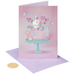 Sweet & Wonderful Hello Kitty Birthday Greeting Card