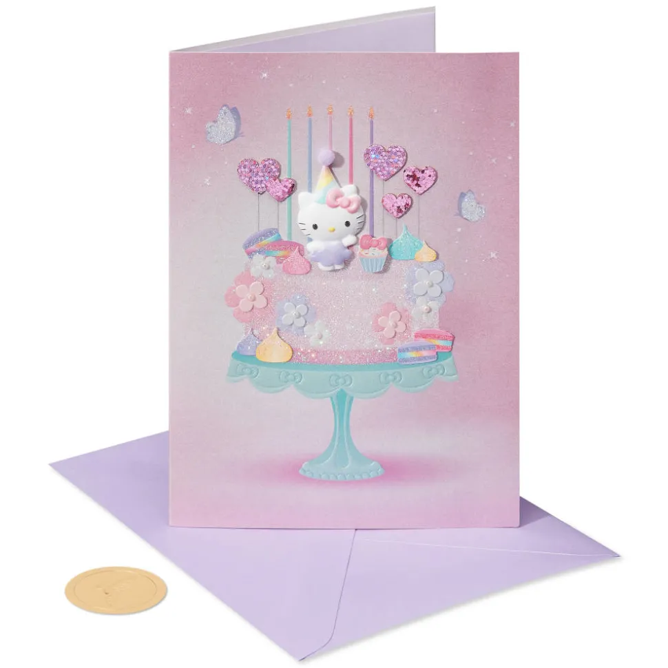 Sweet & Wonderful Hello Kitty Birthday Greeting Card