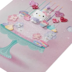 Sweet & Wonderful Hello Kitty Birthday Greeting Card