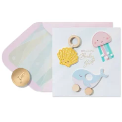 Sweet and Happy Moment Baby Shower Greeting Card