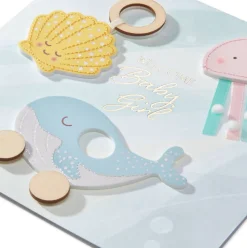 Sweet and Happy Moment Baby Shower Greeting Card