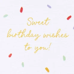 Sweet Birthday Wishes Pop-Up Birthday Card