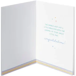 Sweet Little One Baby Shower Greeting Card