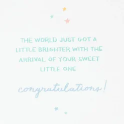 Sweet Little One Baby Shower Greeting Card