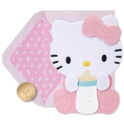 Sweet Moments To Come Hello Kitty Baby Shower Greeting Card