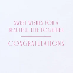 Sweet Wishes Wedding Greeting Card- Designed by Bella Pilar