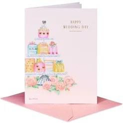 Sweet Wishes Wedding Greeting Card- Designed by Bella Pilar