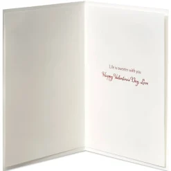 Sweeter With You Valentine’s Day Greeting Card