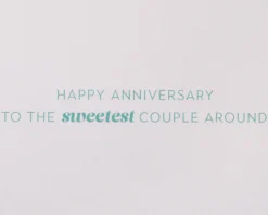 Sweetest Couple Anniversary Greeting Card for Couple
