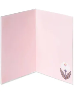 Symmetrical Floral Blank Greeting Card