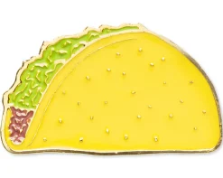 Taco Pin Birthday Greeting Card