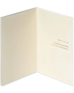 Take It All In Retirement Greeting Card