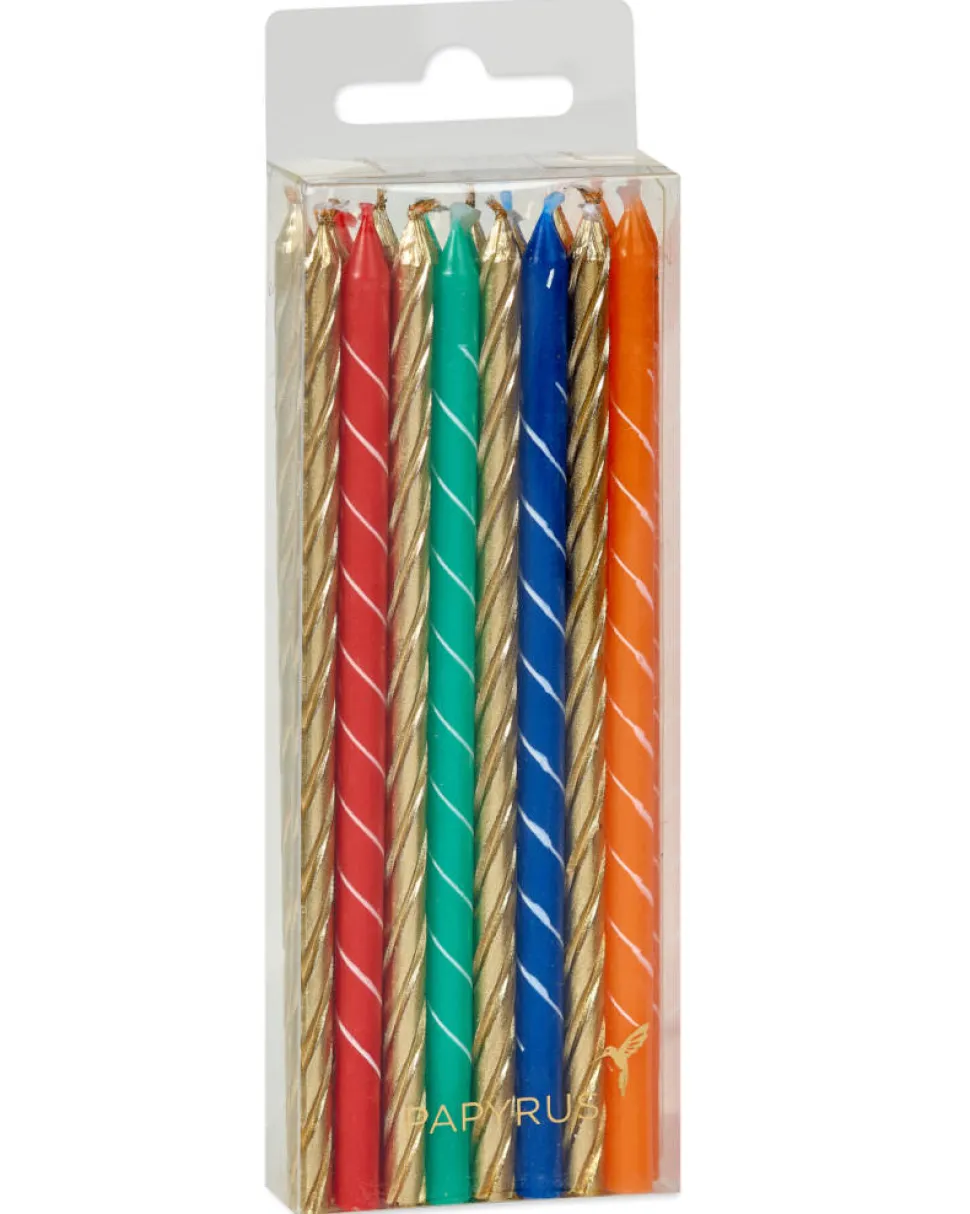 Tall Taper Birthday Candles, 24-Count