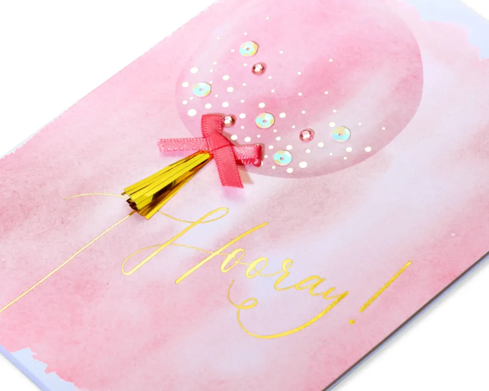 Tassel Balloon Birthday Greeting Card – BCRF Partnership
