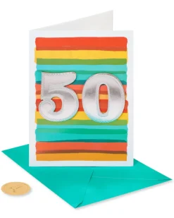 50th Birthday Greeting Card