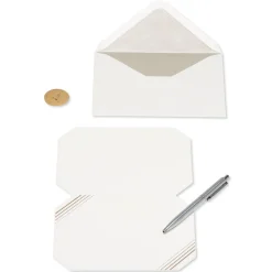 Thank You Lettering Blank Thank You Greeting Card