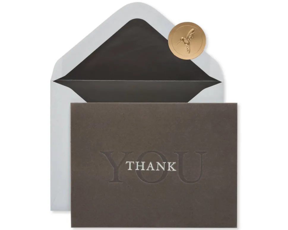 Thank You Thank You Greeting Card