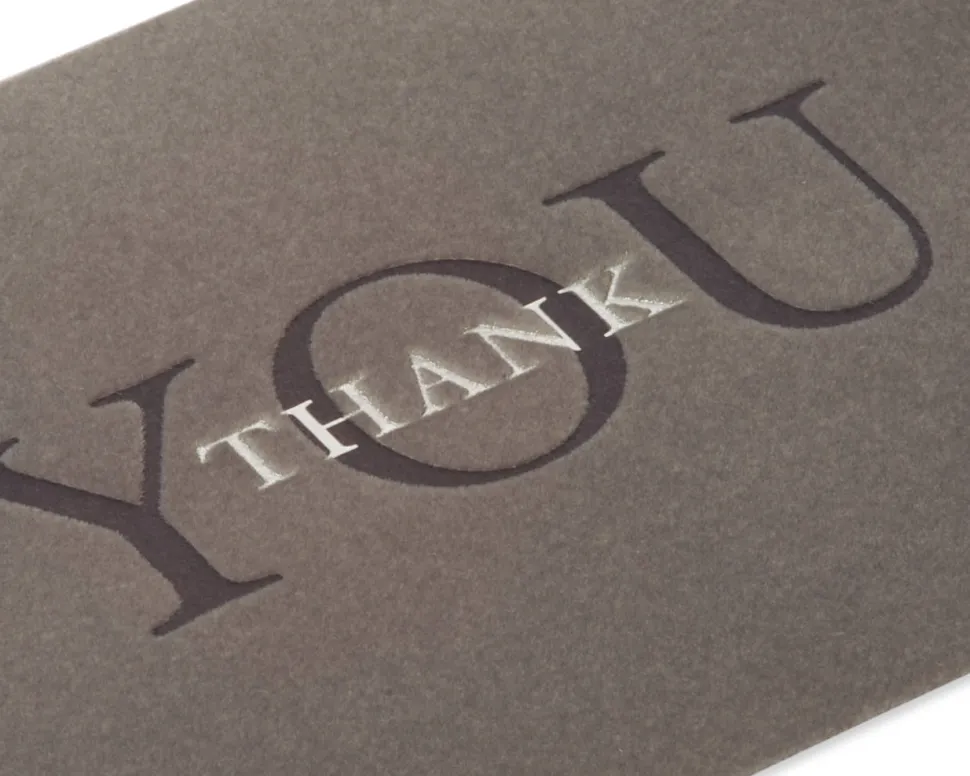 Thank You Thank You Greeting Card