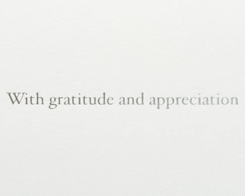 Thank You Thank You Greeting Card