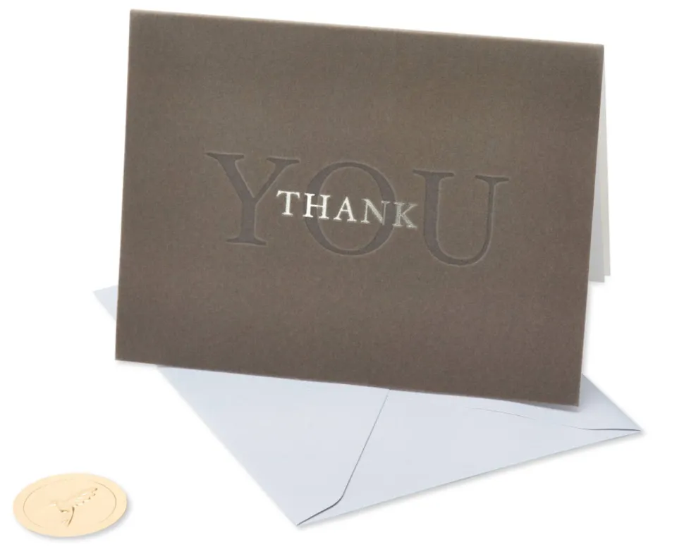 Thank You Thank You Greeting Card