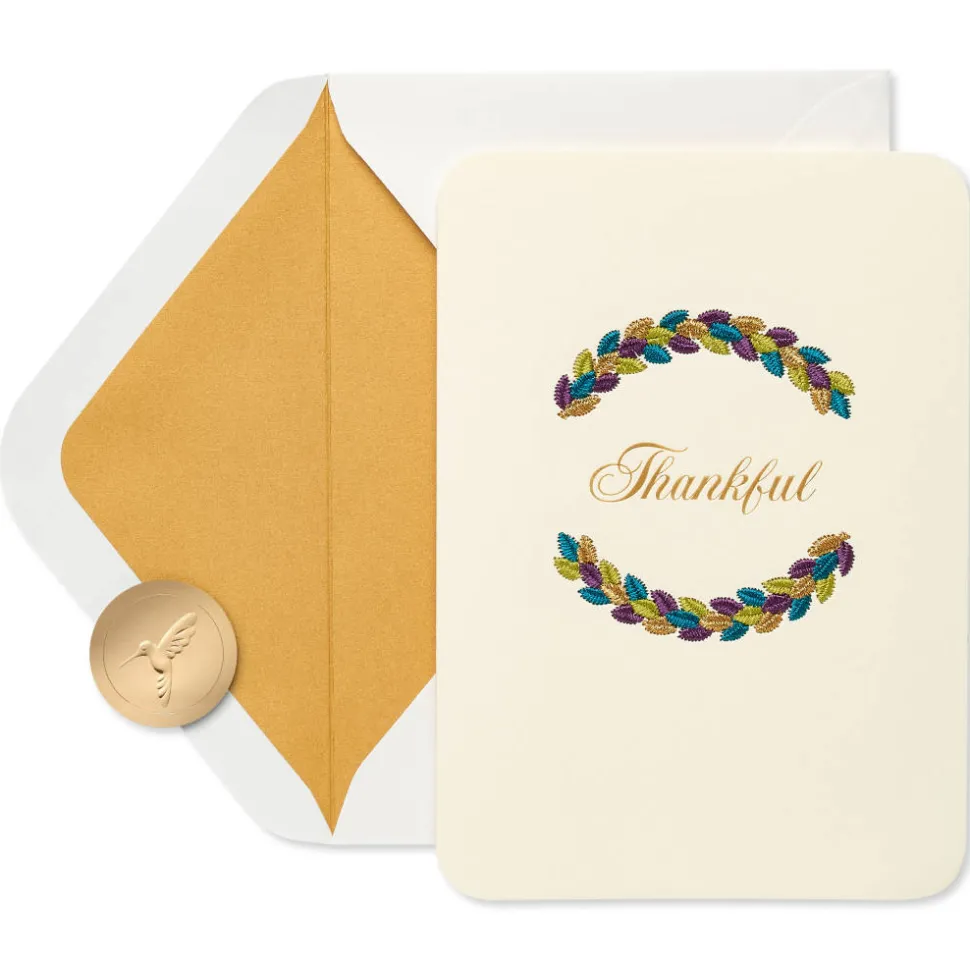 Thankful for You in My Life Thanksgiving Greeting Card