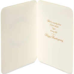 Thankful for You in My Life Thanksgiving Greeting Card