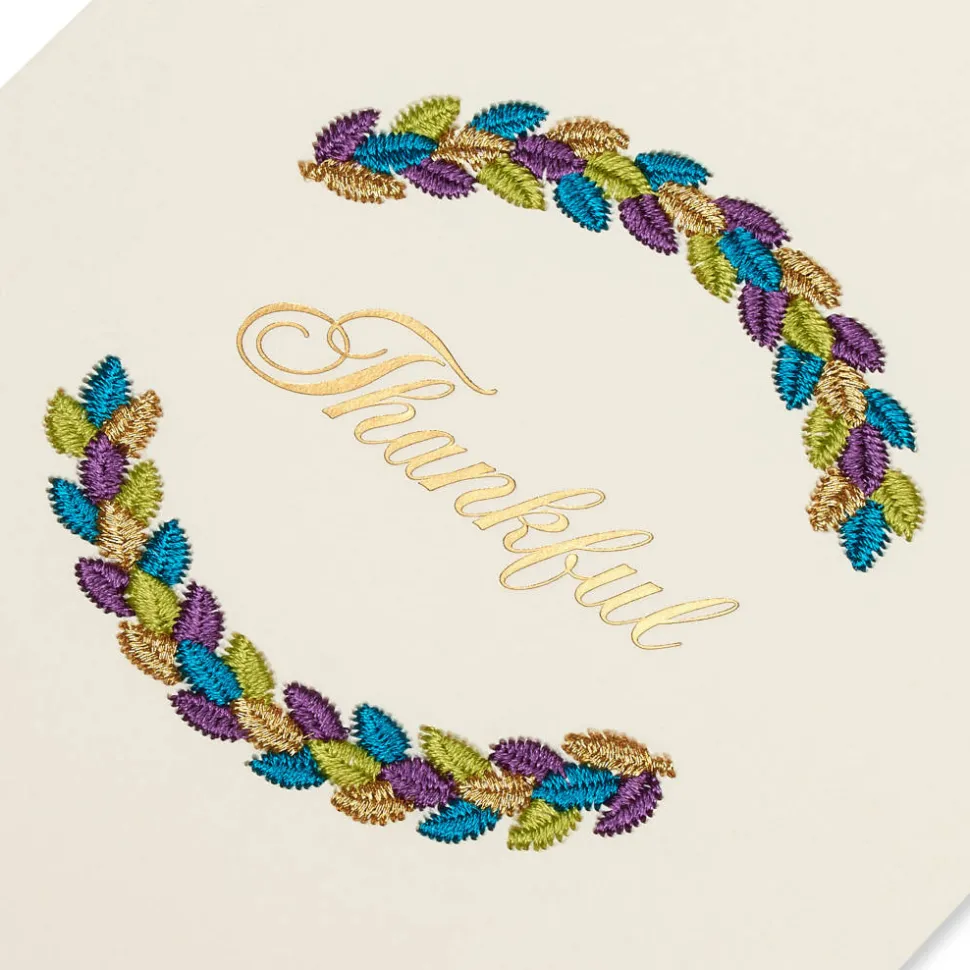 Thankful for You in My Life Thanksgiving Greeting Card