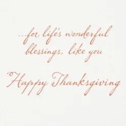 Thankful Thanksgiving Greeting Card