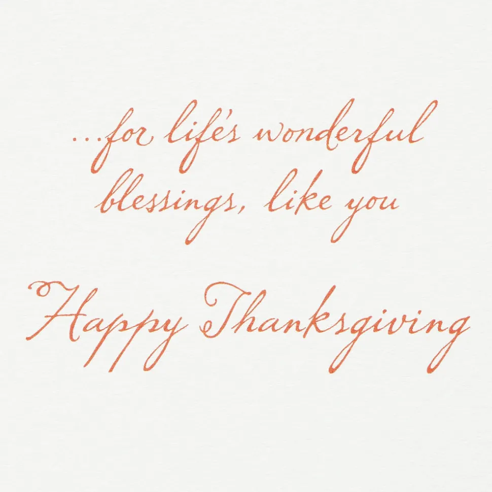 Thankful Thanksgiving Greeting Card