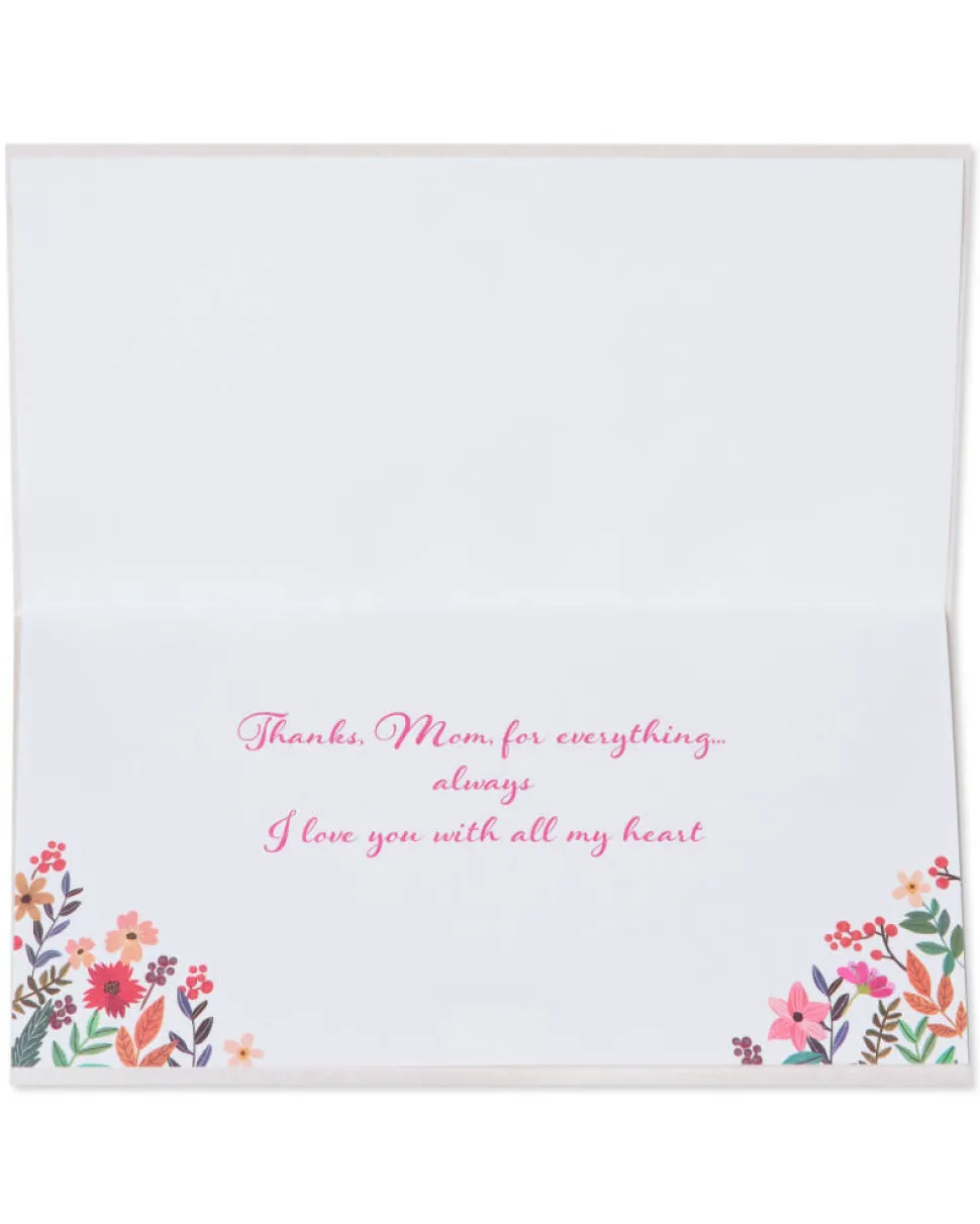 Thanks Mom Mother’s Day Greeting Card