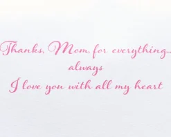 Thanks Mom Mother’s Day Greeting Card