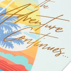 The Adventure Continues Anniversary Greeting Card