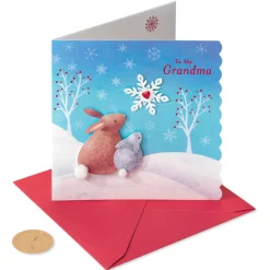 The Best Grandma Christmas Greeting Card for Grandma