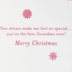 The Best Grandma Christmas Greeting Card for Grandma