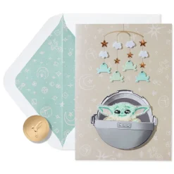 The Force is Strong Star Wars Baby Shower Greeting Card