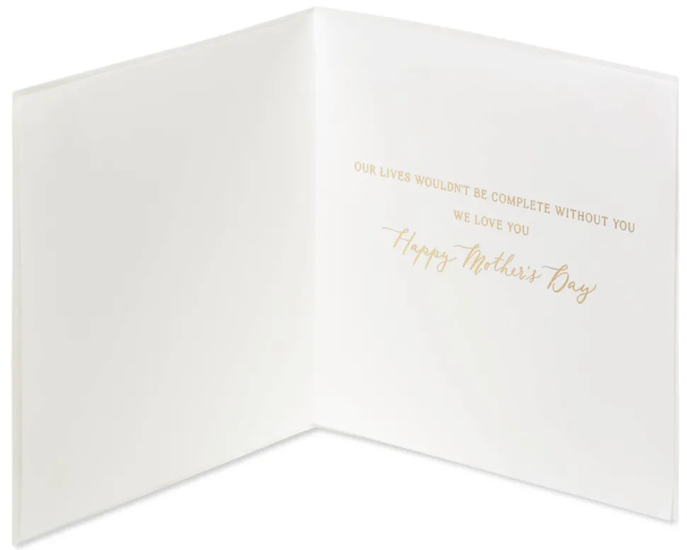 The Heart of Our Family Mother’s Day Greeting Card for Wife