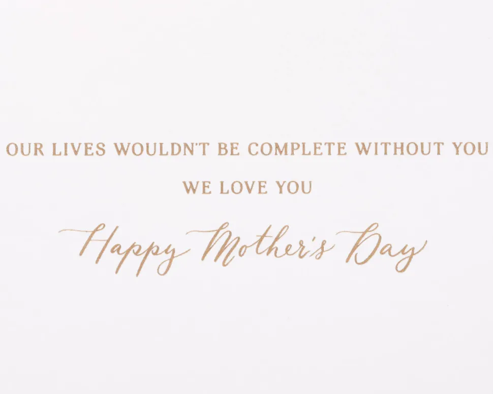 The Heart of Our Family Mother’s Day Greeting Card for Wife