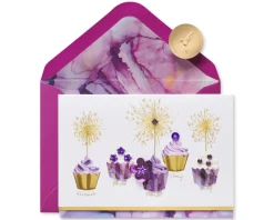 The Highest Regards Birthday Cupcake Greeting Card