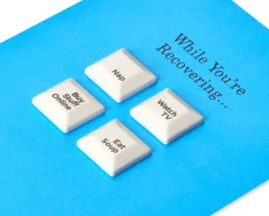 The Key to Recovery Get Well Soon Greeting Card