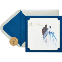 The New Mr. and Mrs. Wedding Greeting Card