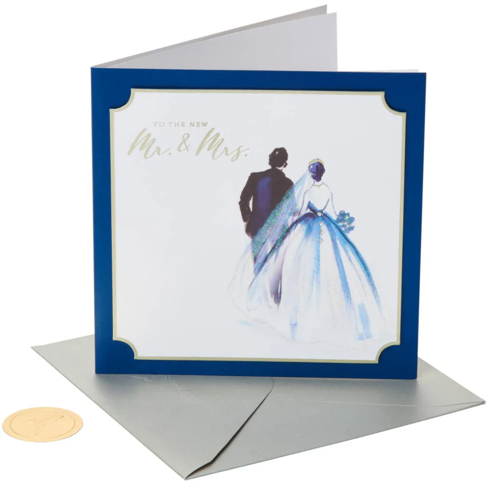 The New Mr. and Mrs. Wedding Greeting Card