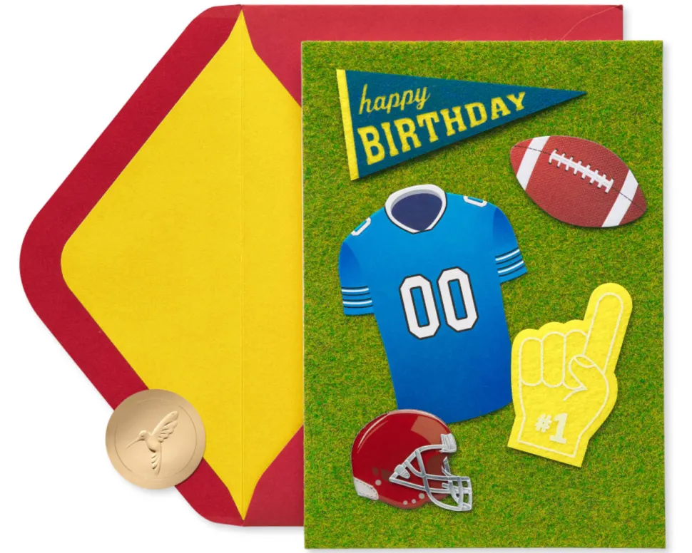 The Superbowl of All Birthdays Birthday Greeting Card
