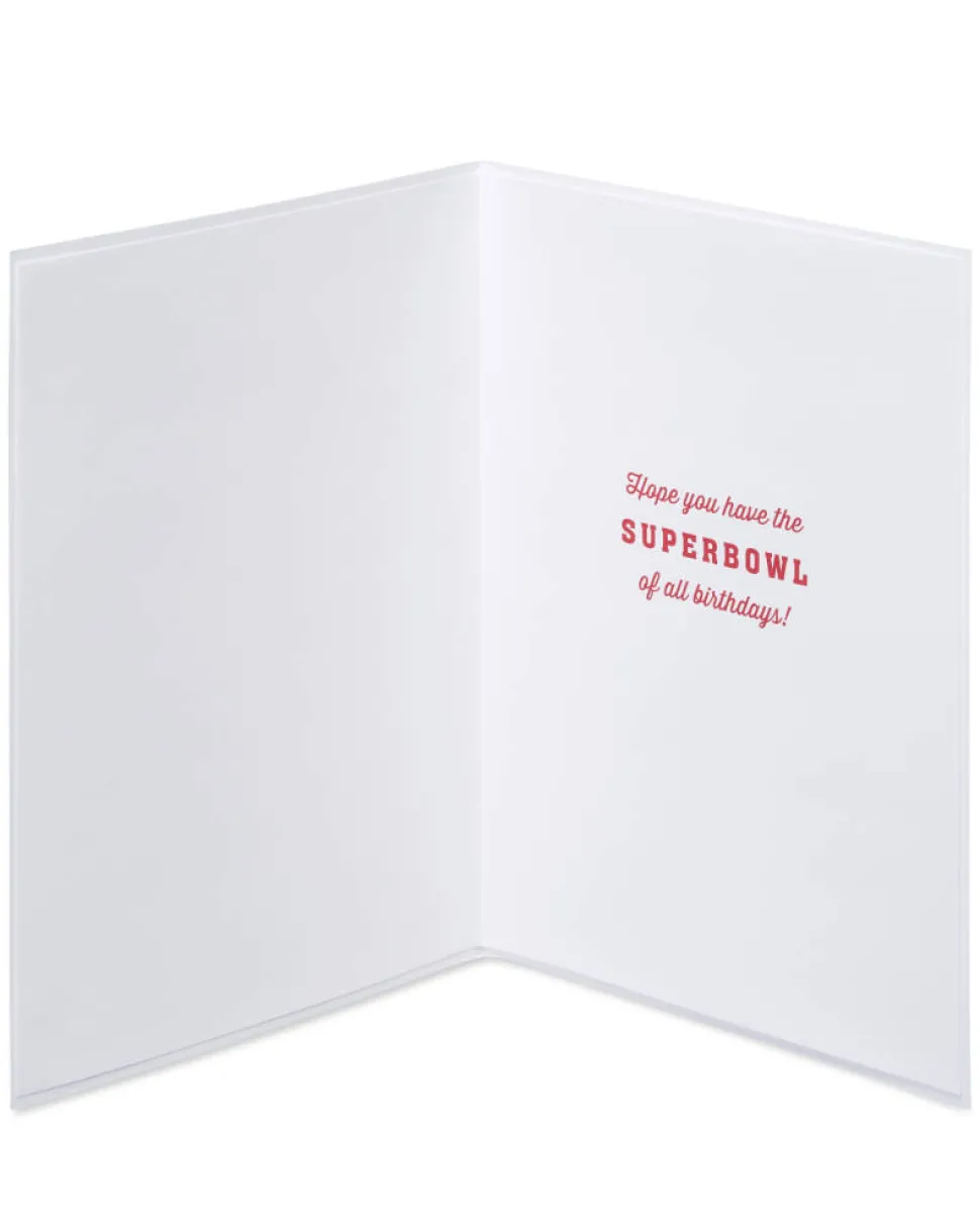 The Superbowl of All Birthdays Birthday Greeting Card