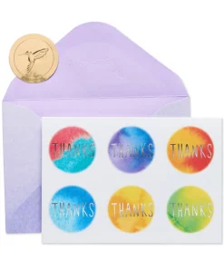 Tie Dye Dots Boxed Thank You Cards and Envelopes, 14-Count