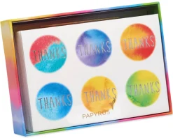 Tie Dye Dots Boxed Thank You Cards and Envelopes, 14-Count