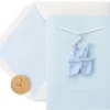 Tiny Tots Overalls New Baby Greeting Card