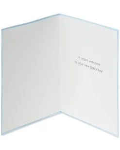 Tiny Tots Overalls New Baby Greeting Card